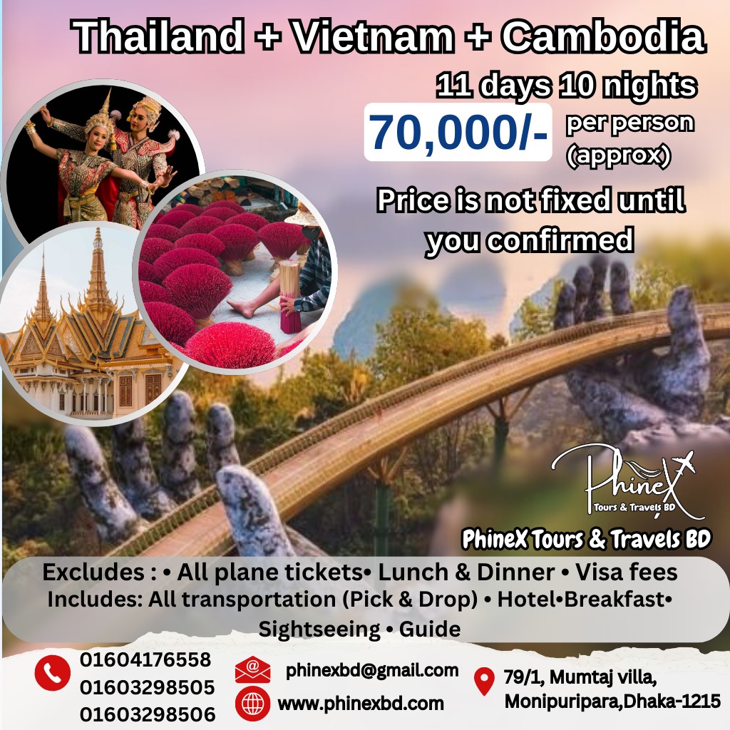 Thailand+Vietnam+Combodia